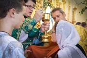 День святой Троицы в Храме святой блаженной Матроны Московской