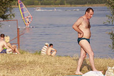 Жаркое лето 2010. Пляж