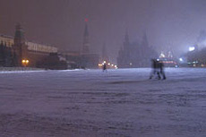 Москва, Центр, Снег